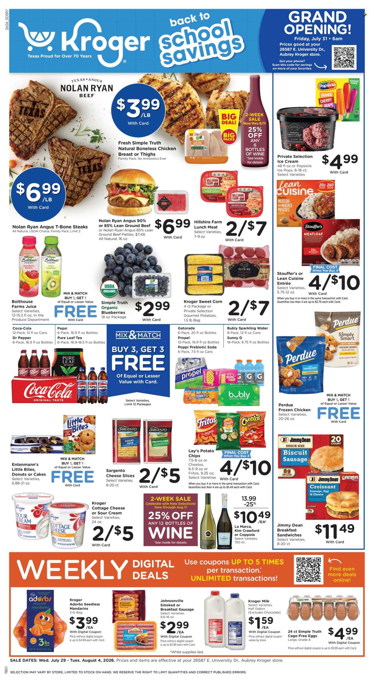 Kroger ad - 07/29/2026 - 08/04/2026. Page 1