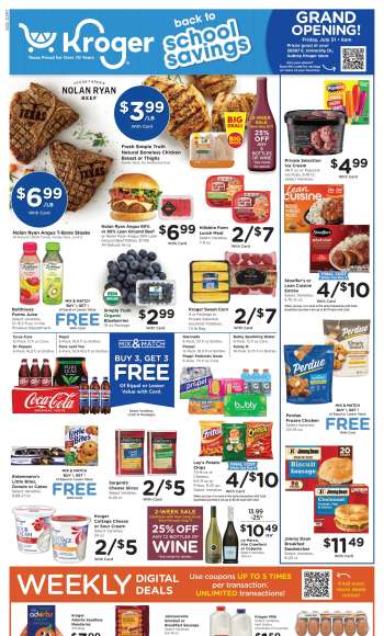 Kroger Flyer - 07/29/2026 - 08/04/2026.