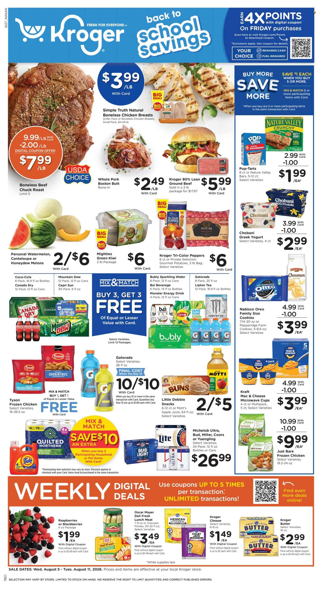 Kroger ad - 08/05/2026 - 08/11/2026. Page 1