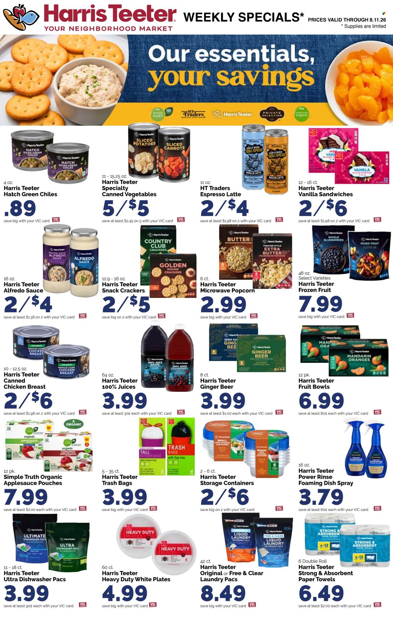 Harris Teeter ad - 08/05/2026 - 08/11/2026. Page 12