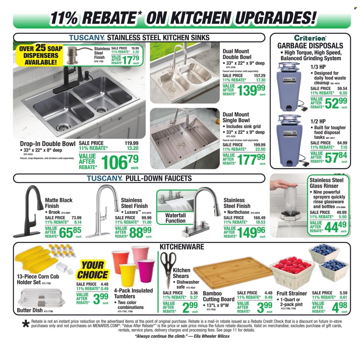 Menards ad - 07/30/2026 - 08/09/2026. Page 15