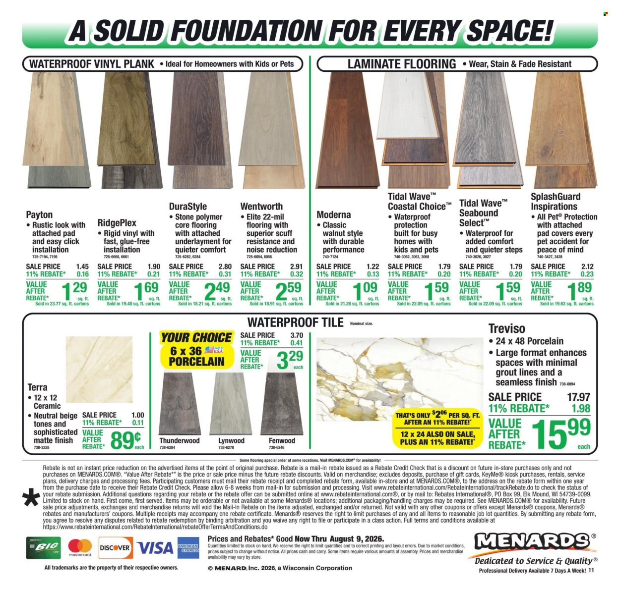 Menards ad - 07/30/2026 - 08/09/2026. Page 18
