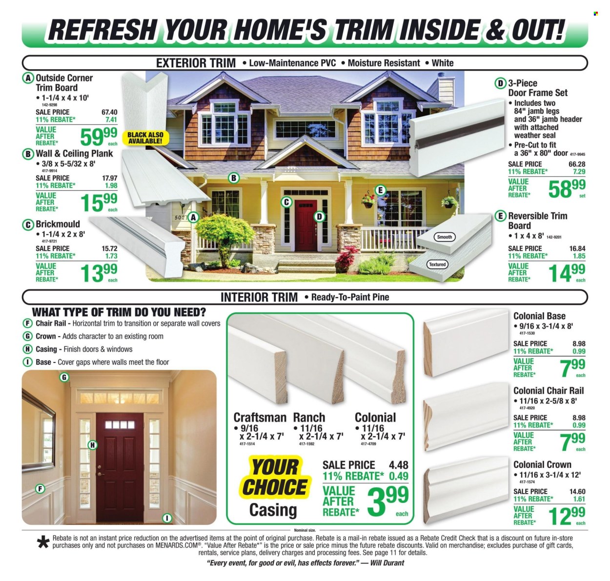 Menards ad - 07/30/2026 - 08/09/2026. Page 13