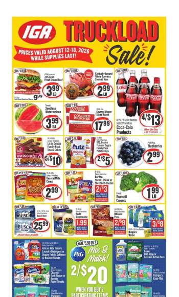 IGA Flyer - 08/12/2026 - 08/18/2026.