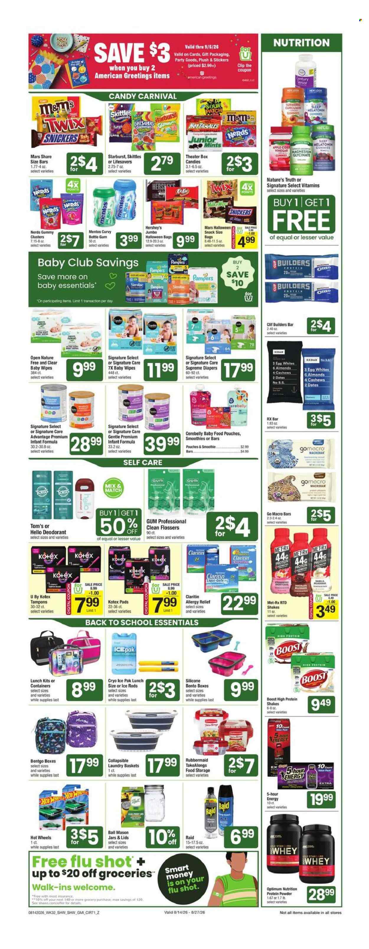 Shaw’s ad - 08/14/2026 - 08/20/2026. Page 6