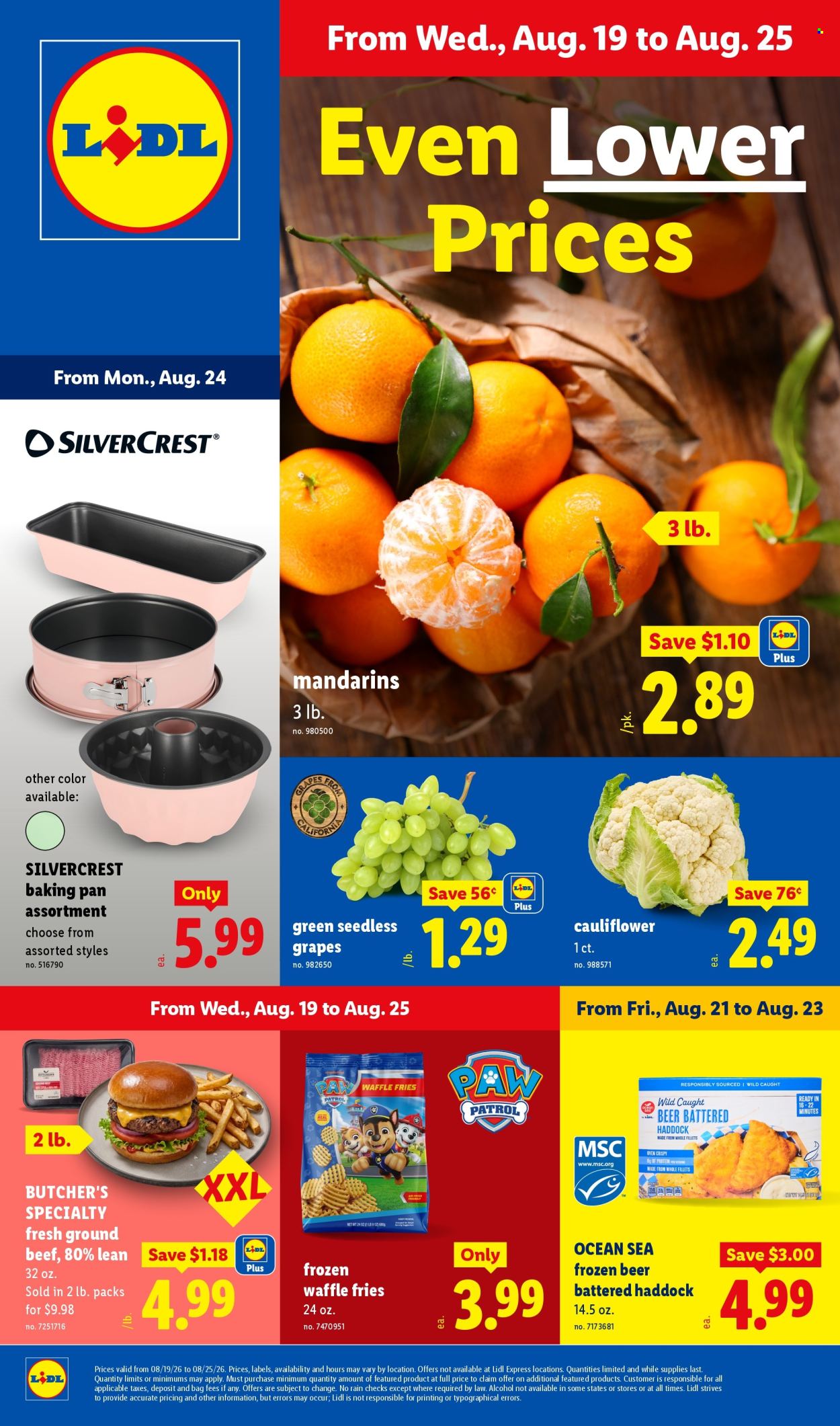 Lidl ad - 08/19/2026 - 08/25/2026. Page 1
