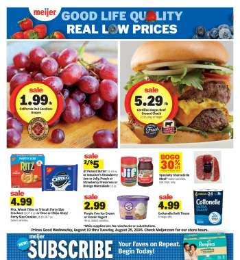 Meijer Flyer - 08/19/2026 - 08/25/2026.