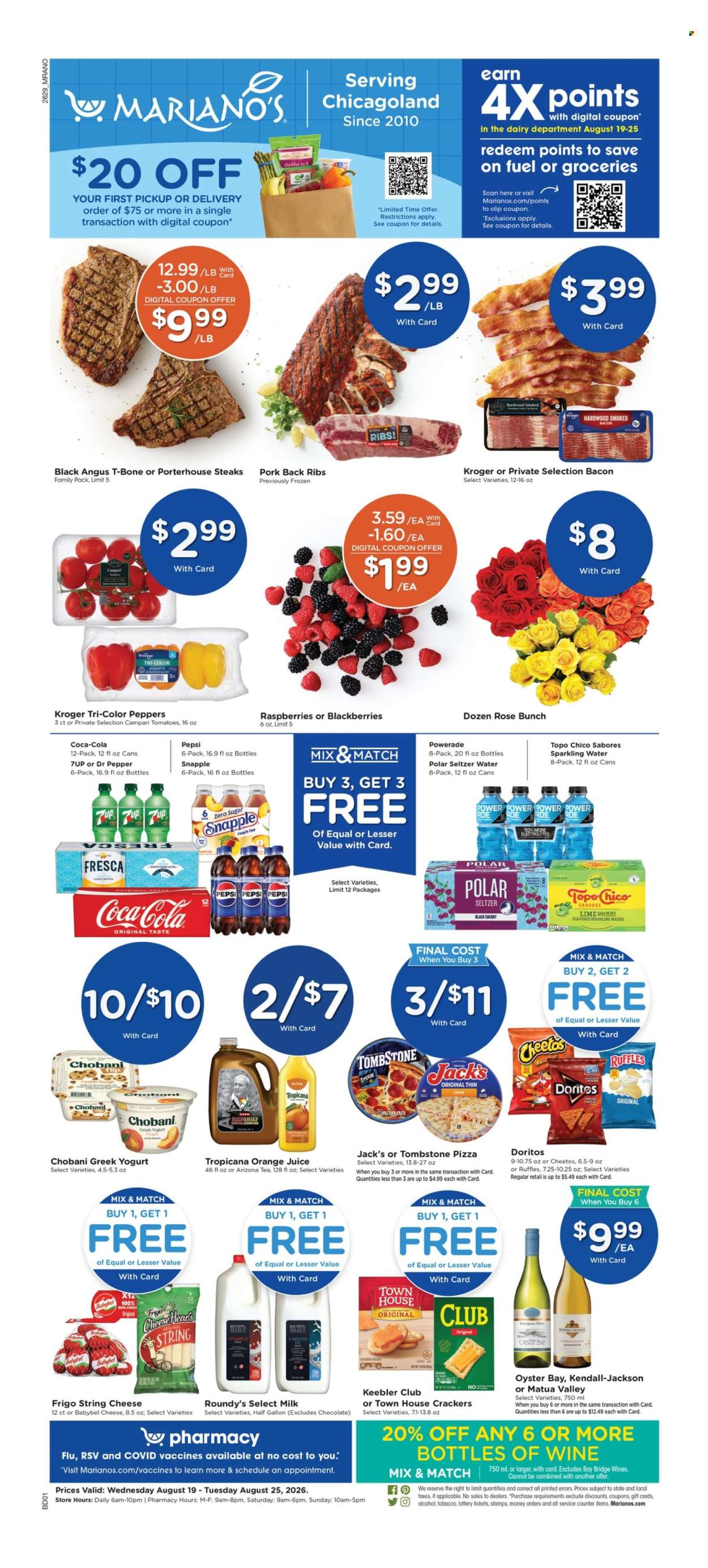 Mariano’s ad - 08/19/2026 - 08/25/2026. Page 1