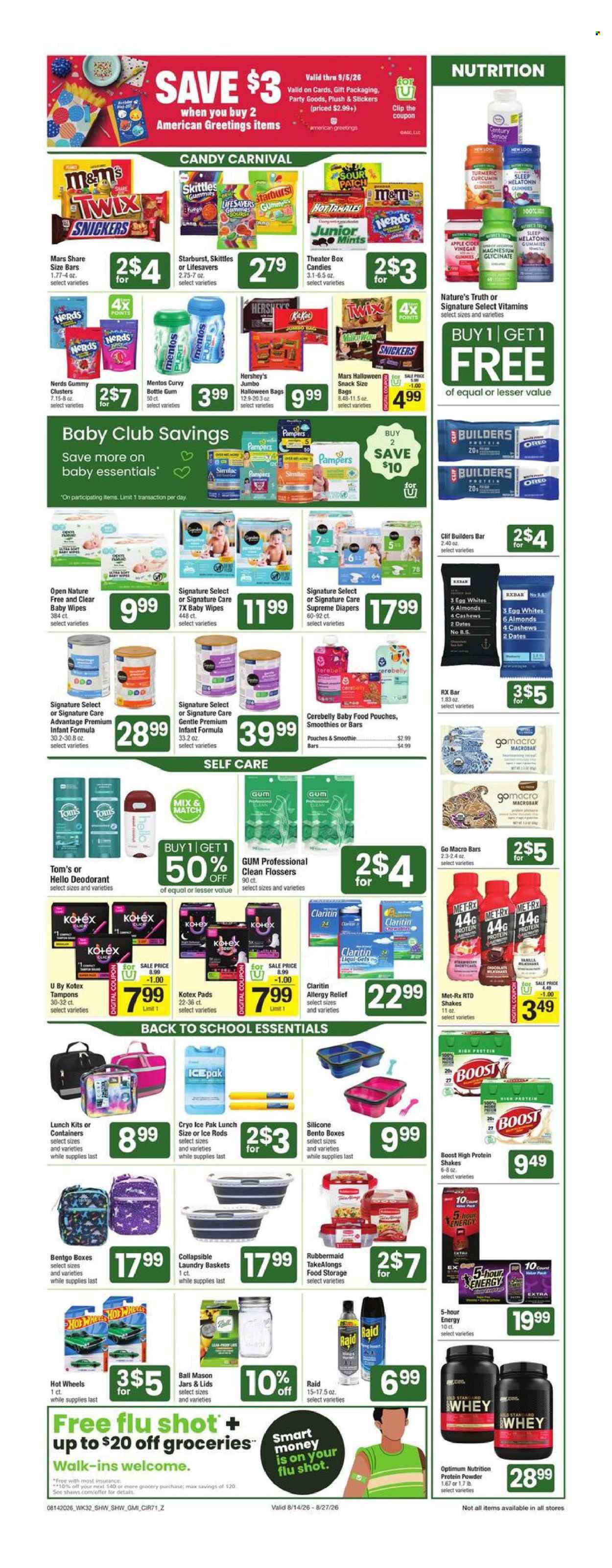 Shaw’s ad - 08/21/2026 - 08/27/2026. Page 6