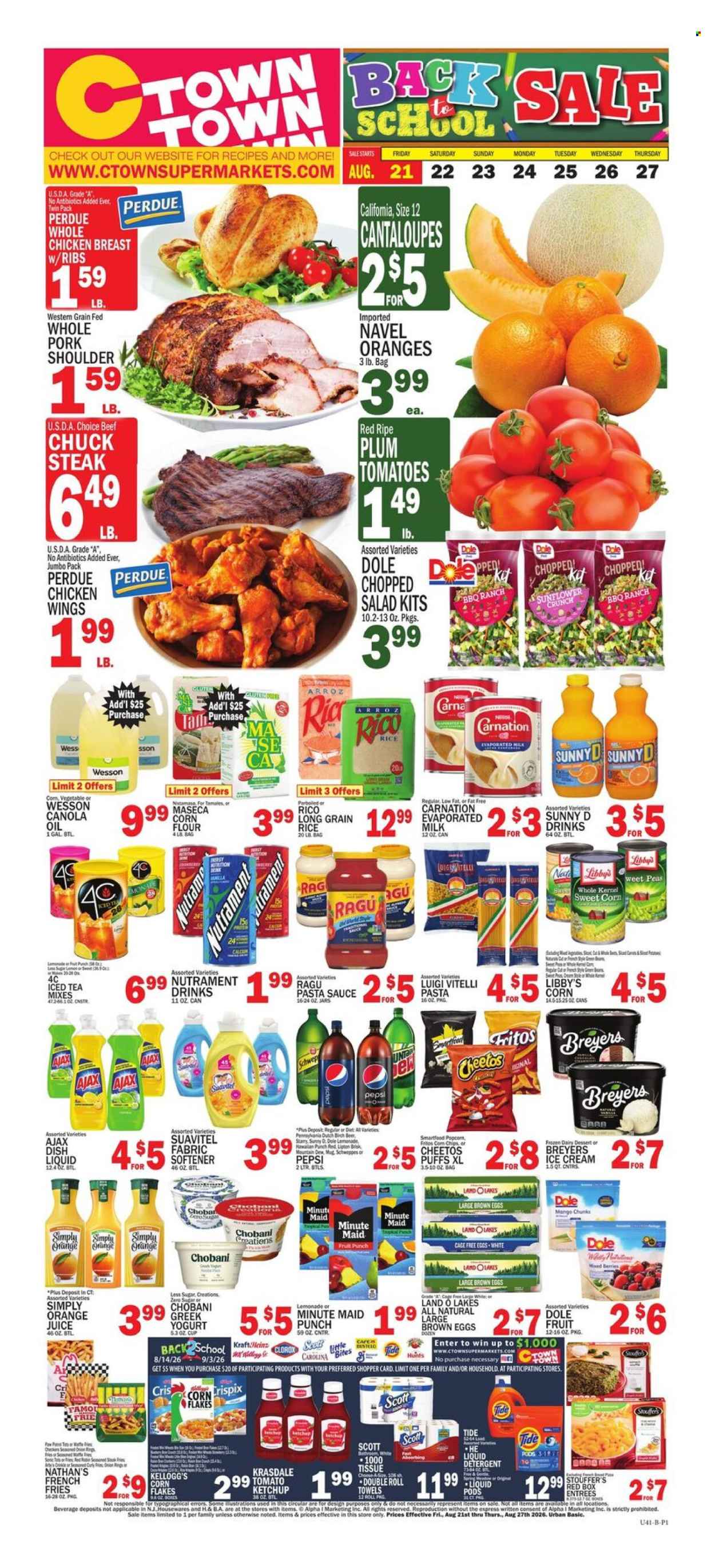 C-Town ad - 08/21/2026 - 08/27/2026. Page 1