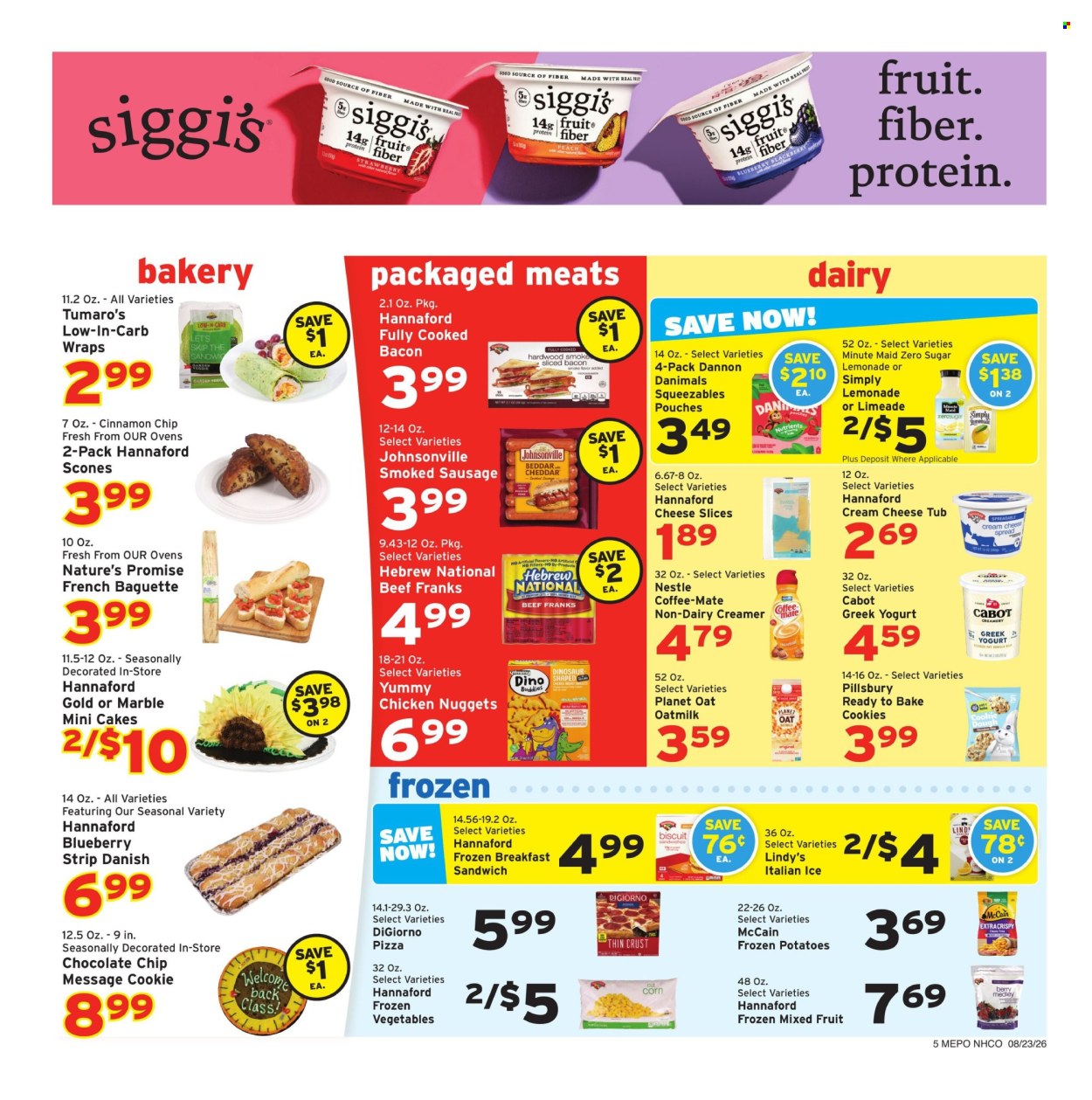 Hannaford ad - 08/23/2026 - 08/29/2026. Page 5
