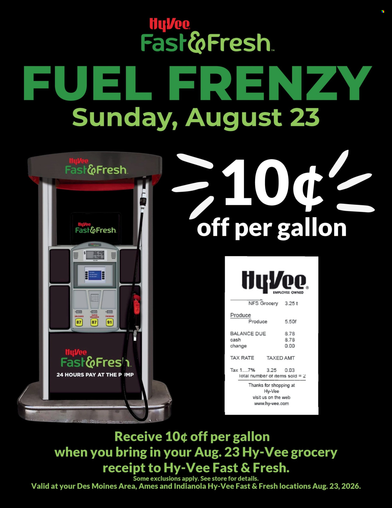 Hy-Vee ad - 08/23/2026 - 08/23/2026. Page 1