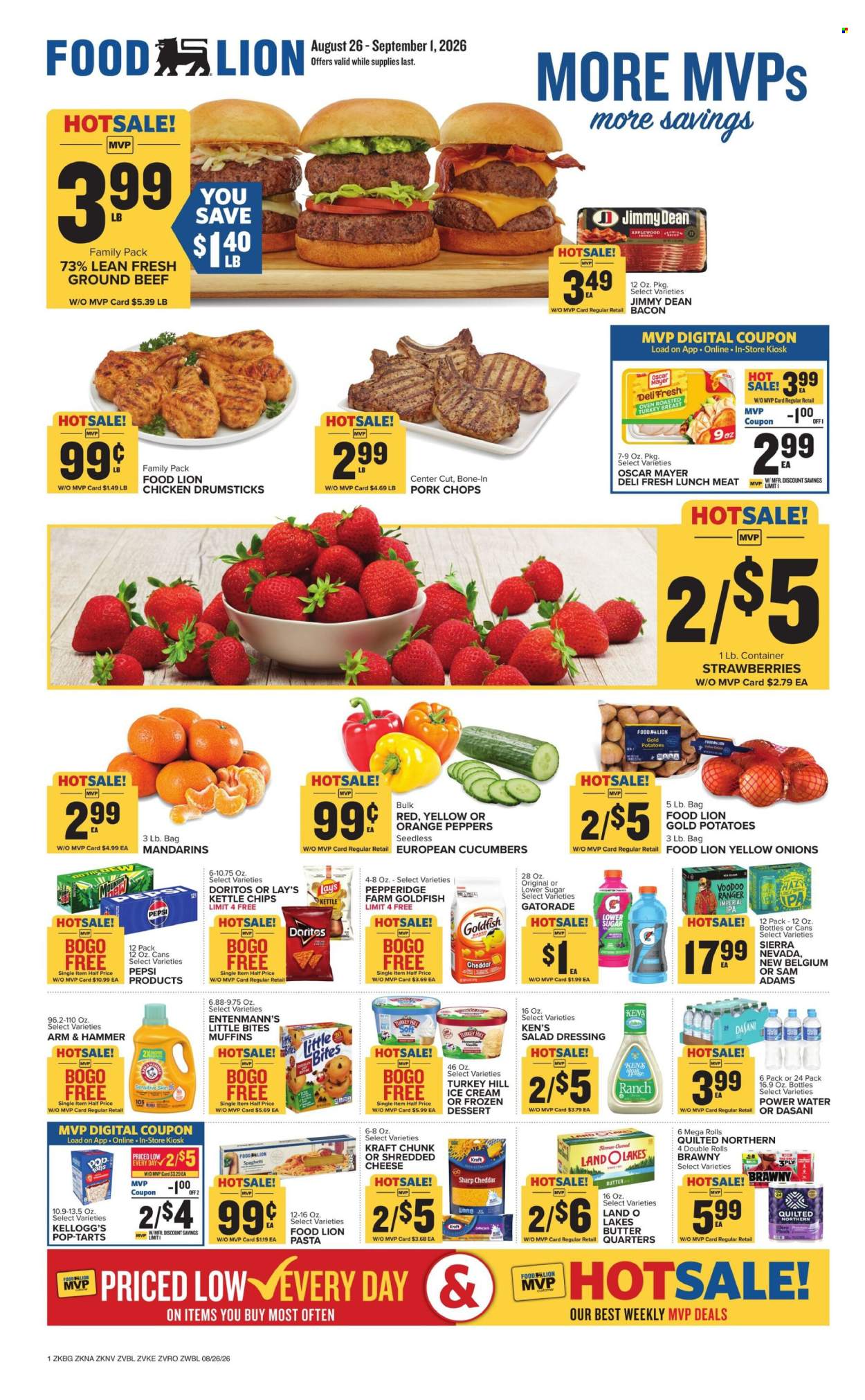 Food Lion ad - 08/26/2026 - 09/01/2026. Page 1