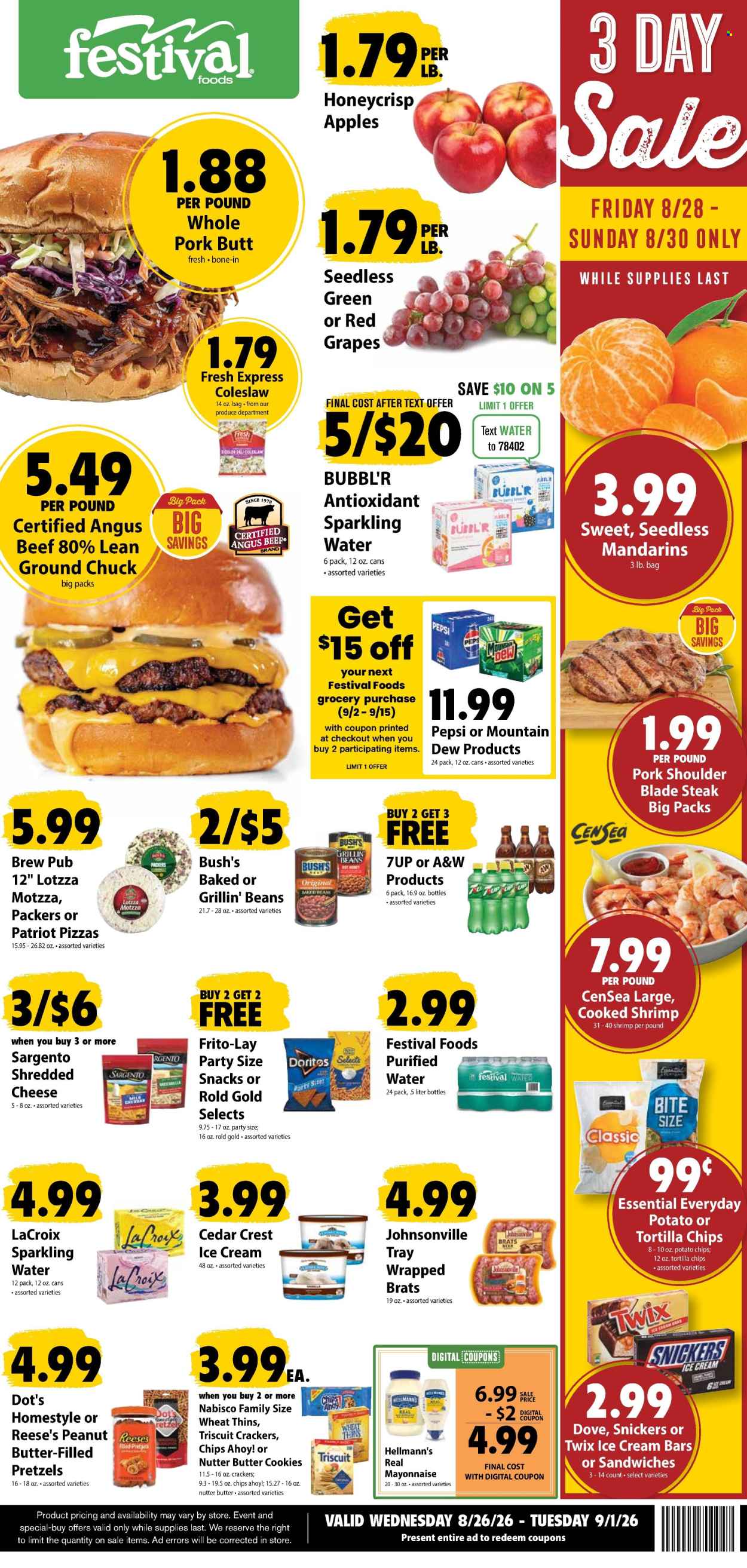 Festival Foods ad - 08/26/2026 - 09/01/2026. Page 1