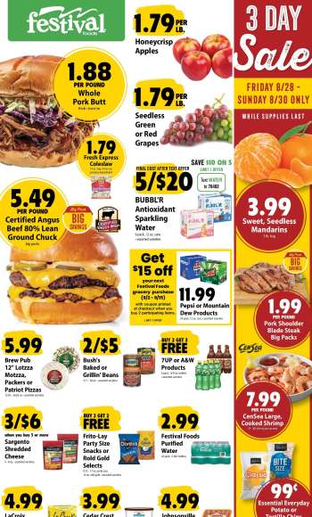 Festival Foods Flyer - 08/26/2026 - 09/01/2026.