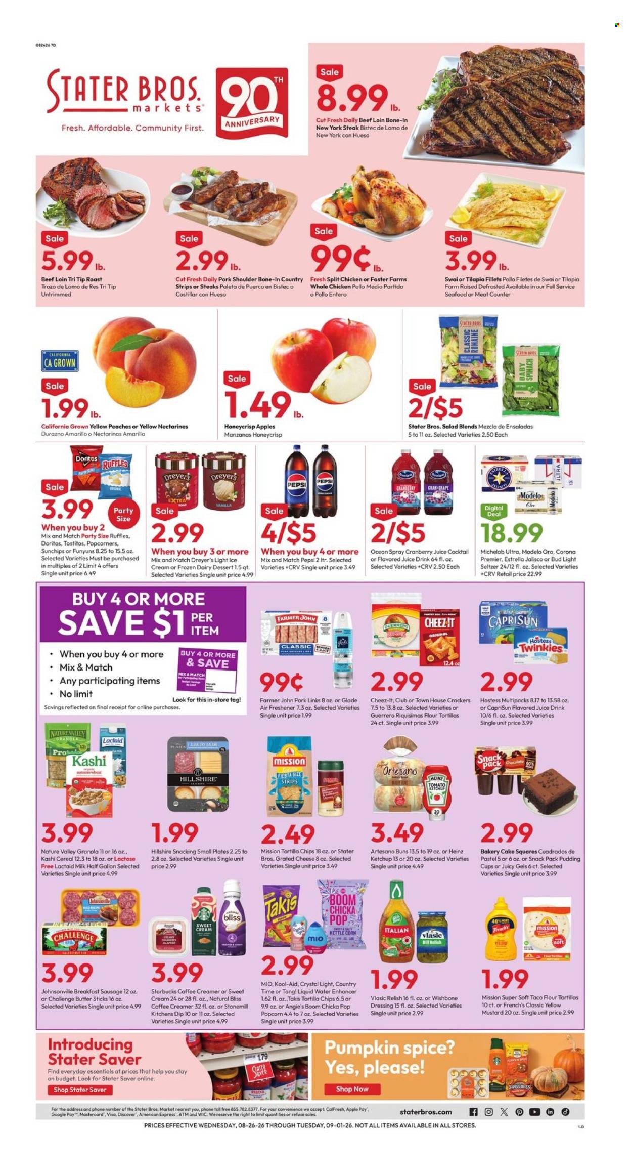 Stater Bros. ad - 08/26/2026 - 09/01/2026. Page 1