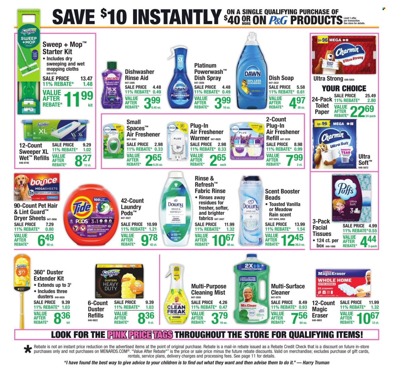 Menards ad - 08/20/2026 - 08/30/2026. Page 2