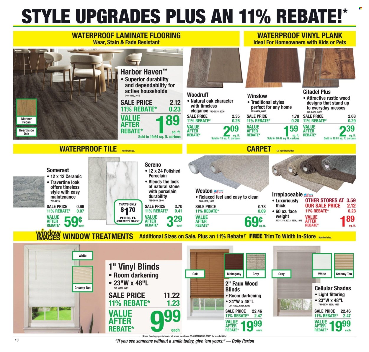 Menards ad - 08/20/2026 - 08/30/2026. Page 19