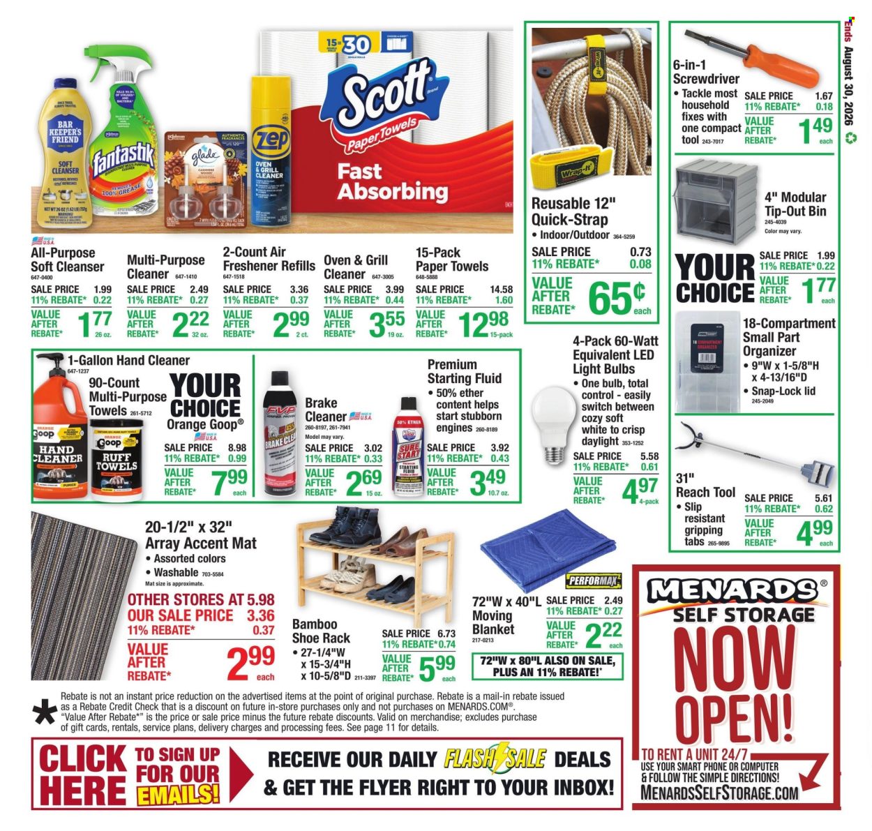Menards ad - 08/20/2026 - 08/30/2026. Page 21