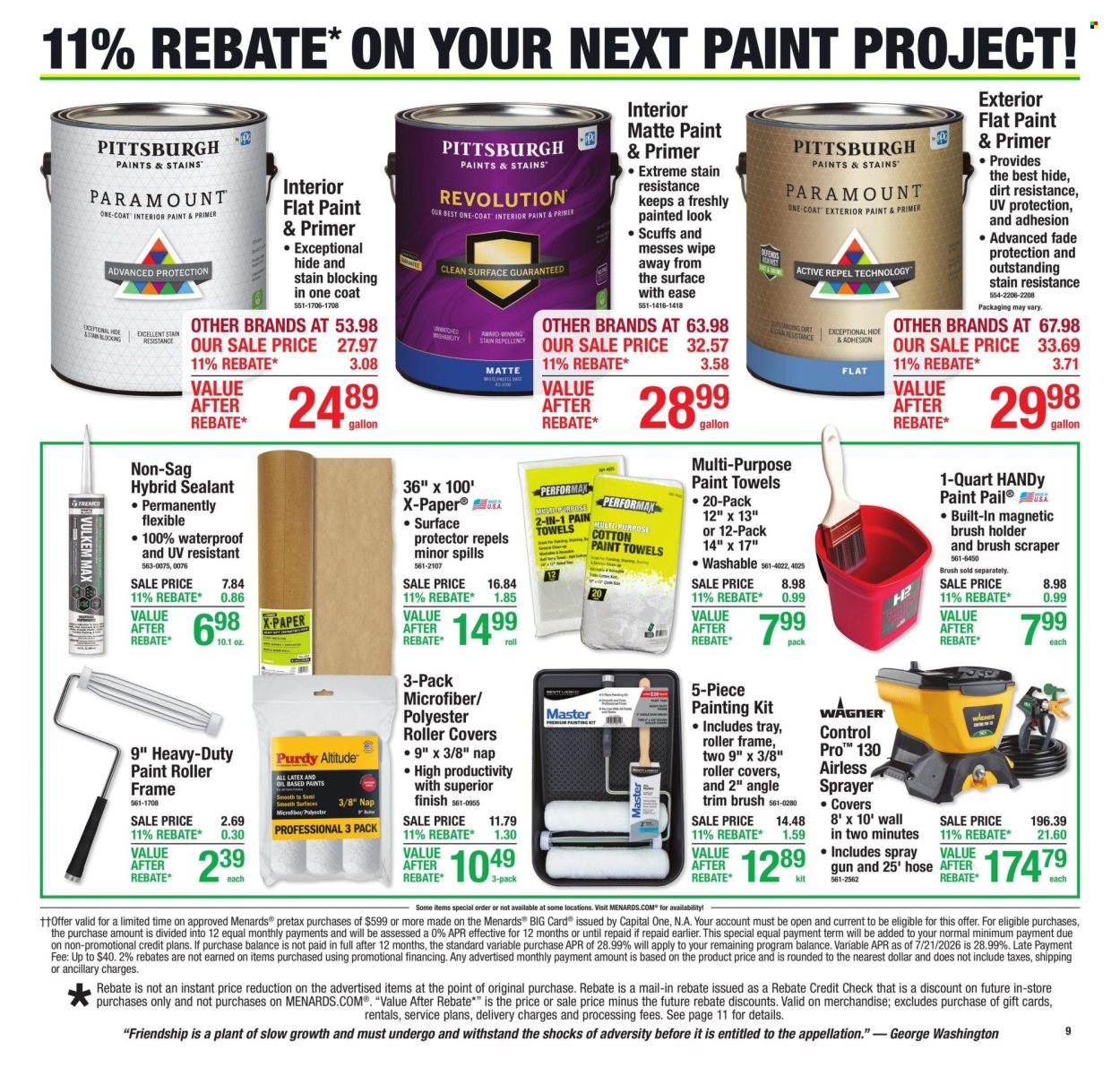 Menards ad - 08/20/2026 - 08/30/2026. Page 18