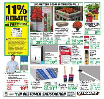 Menards Flyer - 08/20/2026 - 08/30/2026.