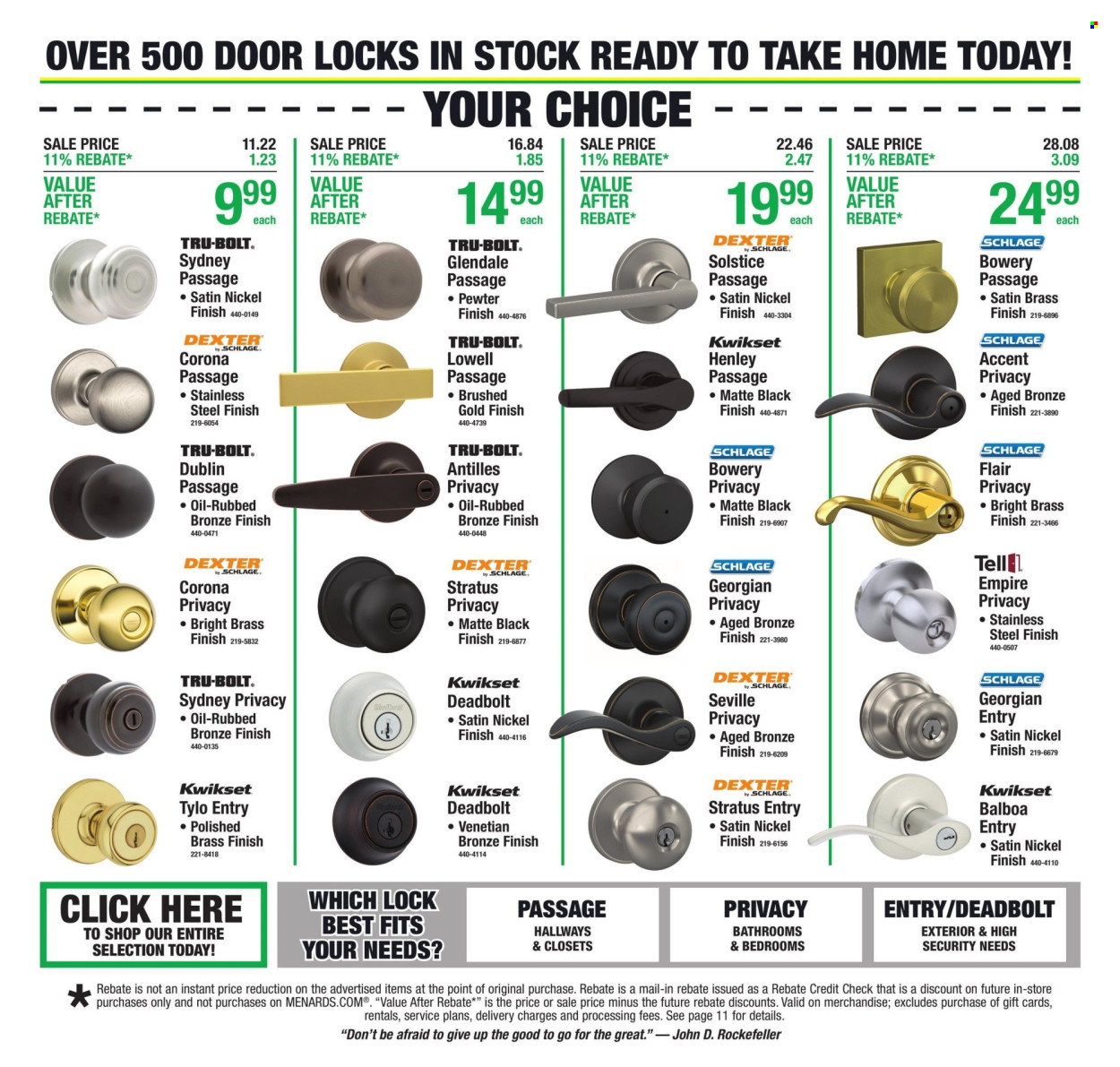 Menards ad - 08/20/2026 - 08/30/2026. Page 9