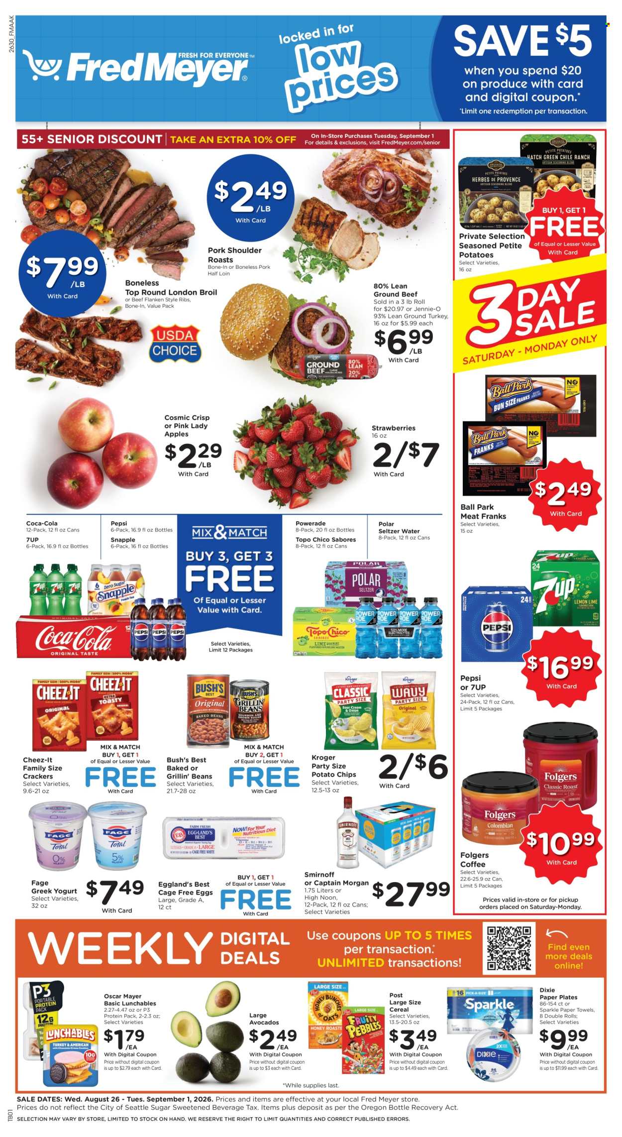 Fred Meyer ad - 08/26/2026 - 09/01/2026. Page 1