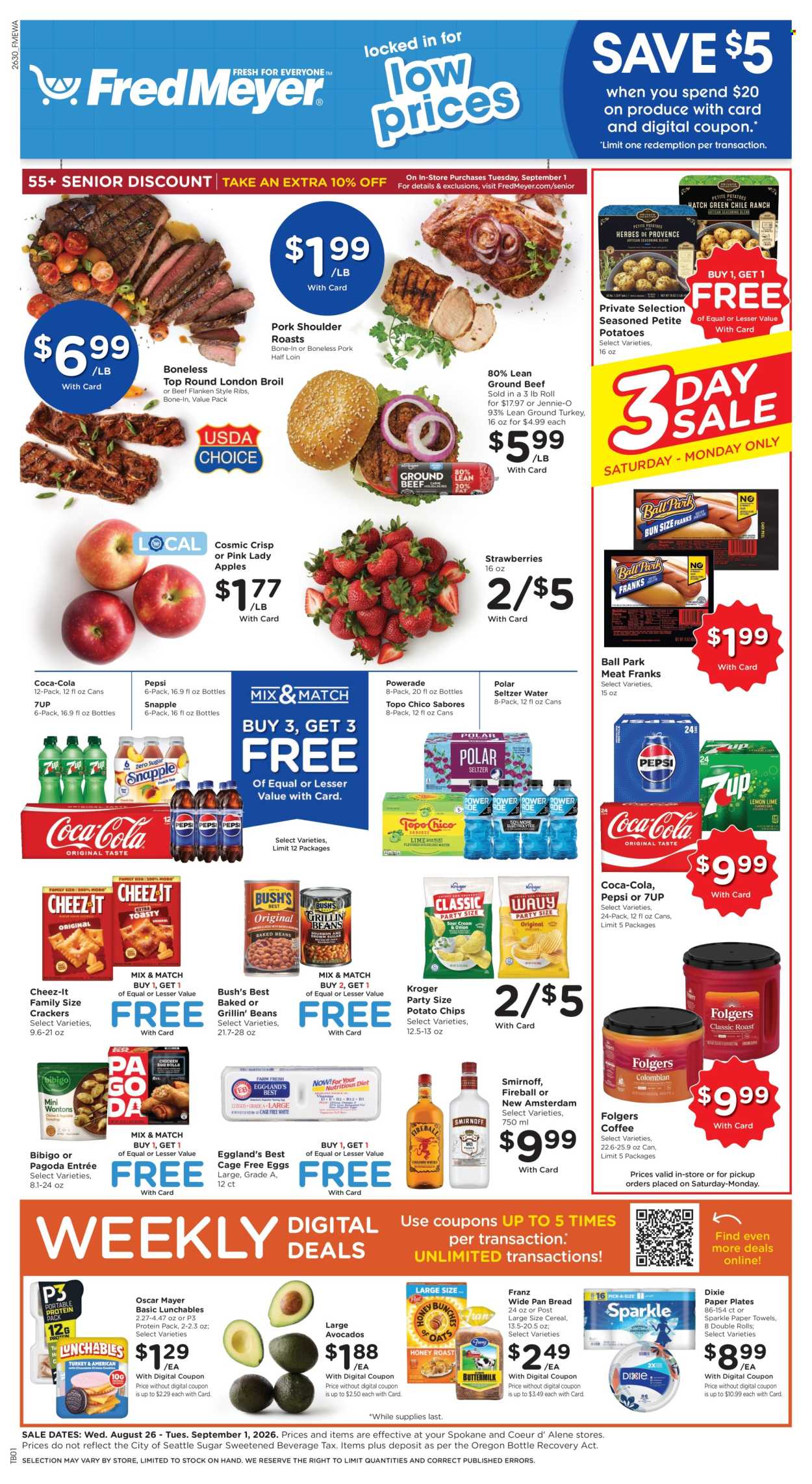 Fred Meyer ad - 08/26/2026 - 09/01/2026. Page 1