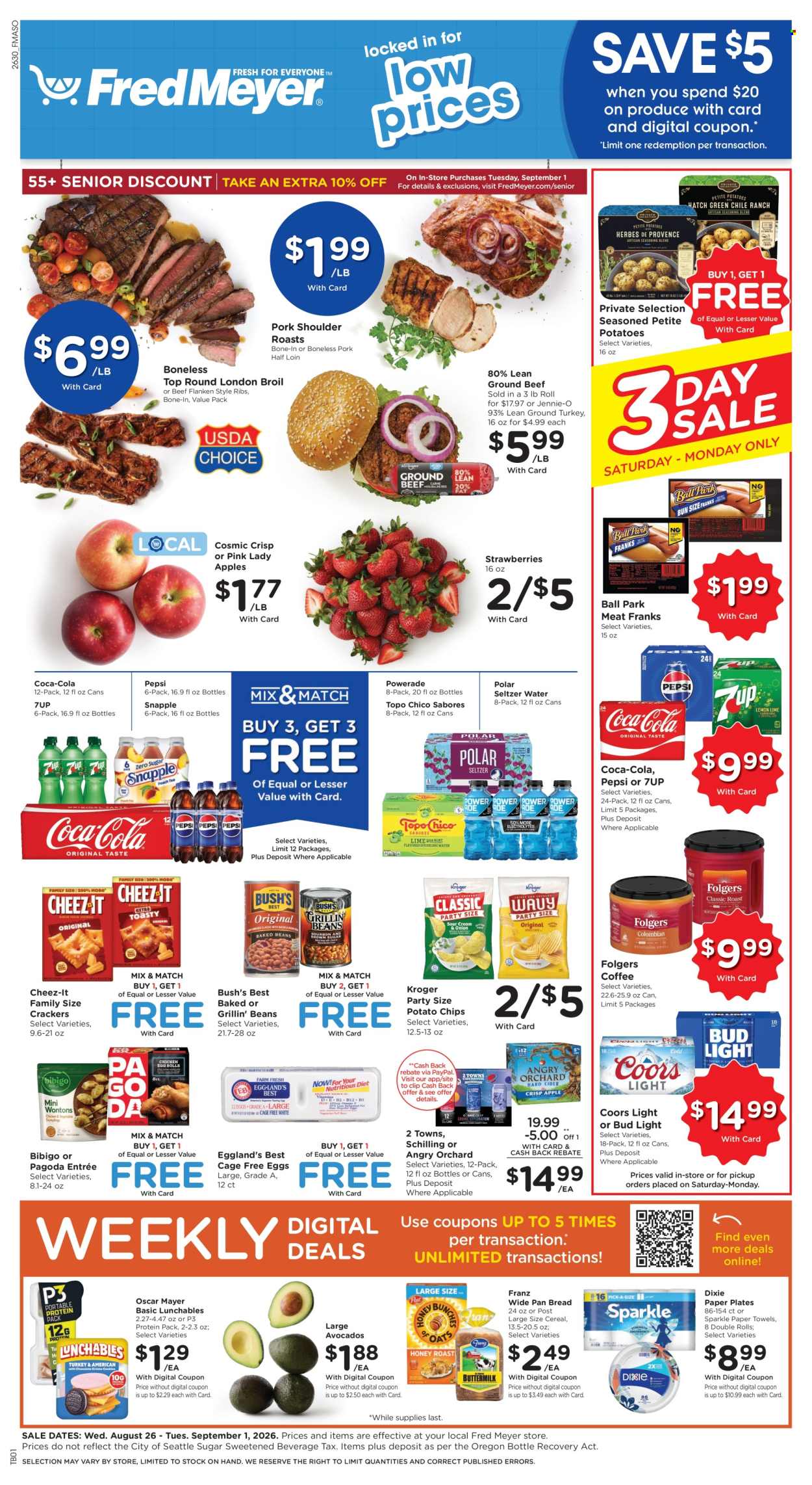 Fred Meyer ad - 08/26/2026 - 09/01/2026. Page 1