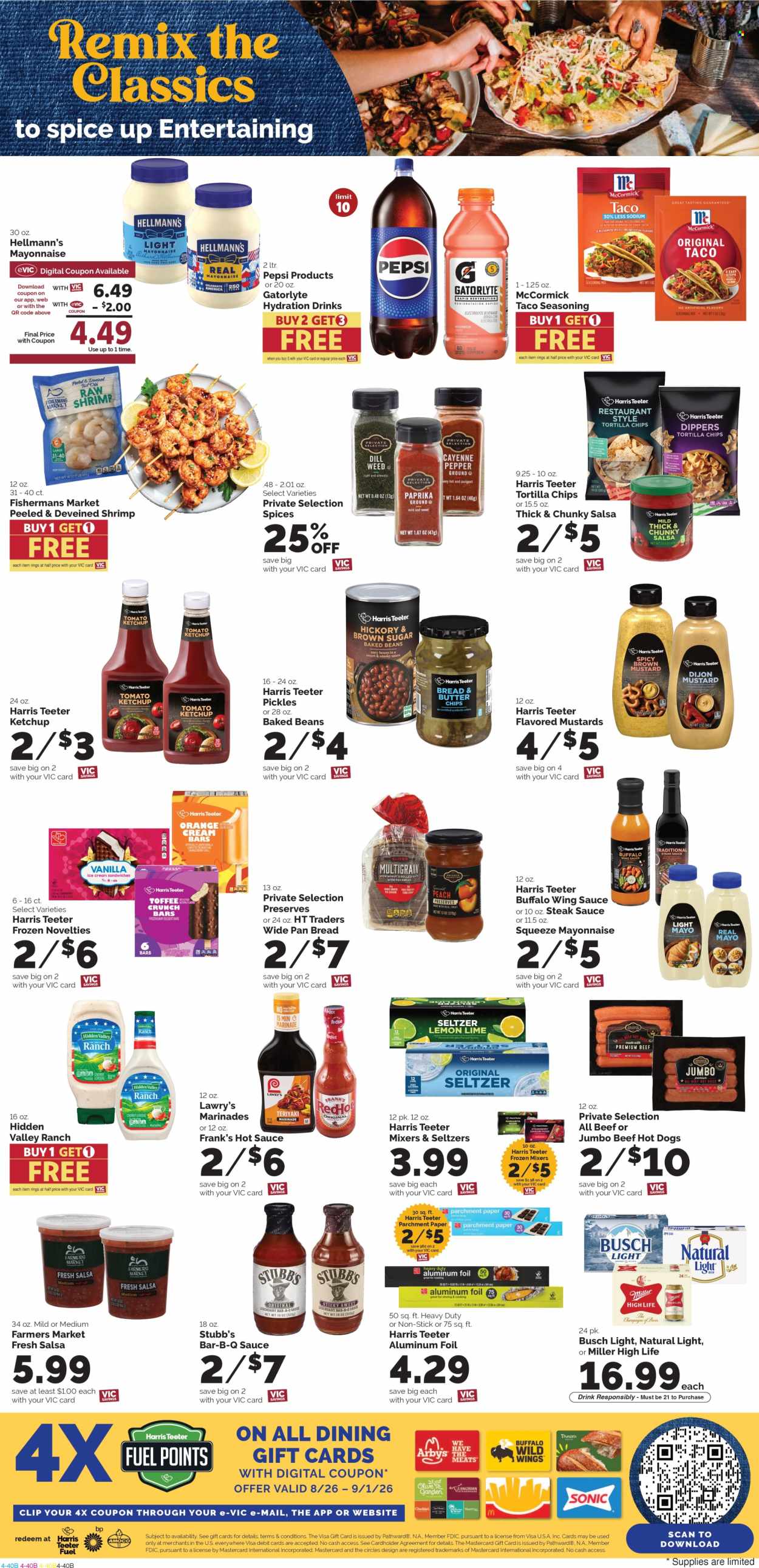Harris Teeter ad - 08/26/2026 - 09/01/2026. Page 7