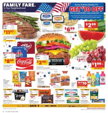 Family Fare Flyer - 08/30/2026 - 09/05/2026.