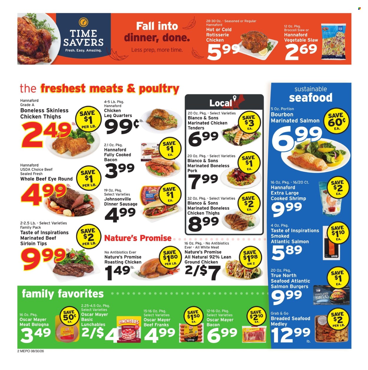Hannaford ad - 08/30/2026 - 09/05/2026. Page 2