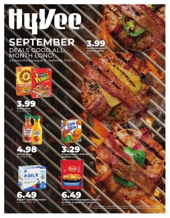 Hy-Vee Flyer - 08/31/2026 - 09/27/2026.