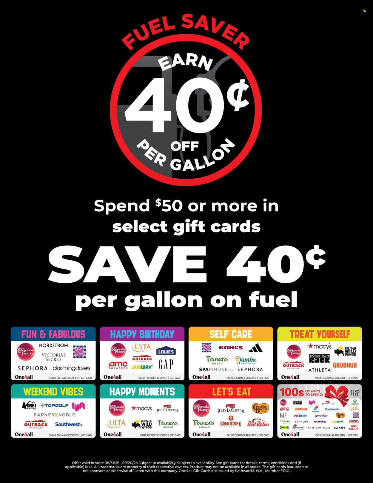 Hy-Vee ad - 08/31/2026 - 09/20/2026. Page 1