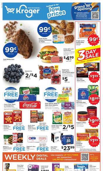 Kroger Flyer - 08/26/2026 - 09/01/2026.