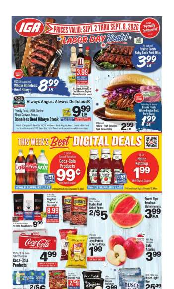 IGA Flyer - 09/02/2026 - 09/08/2026.