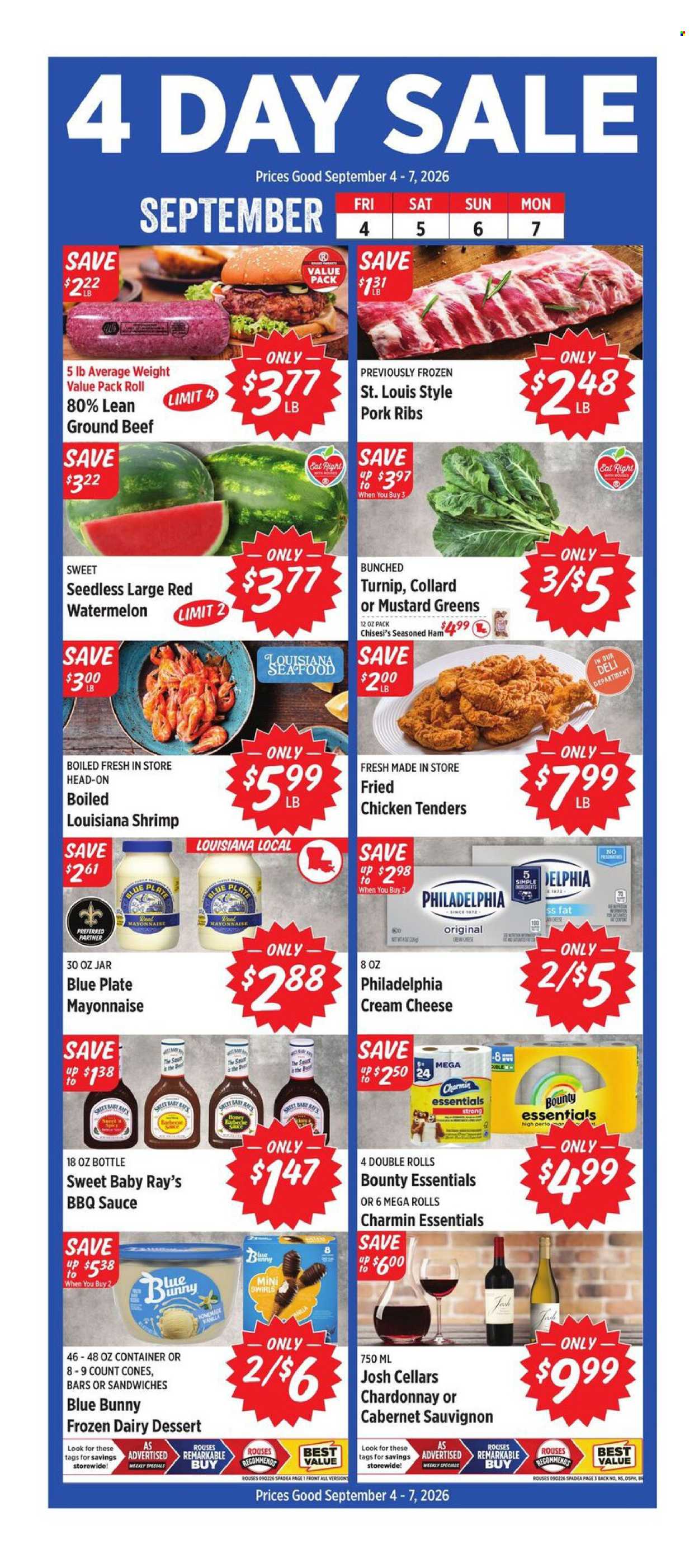 Rouses Markets ad - 09/02/2026 - 09/09/2026. Page 2