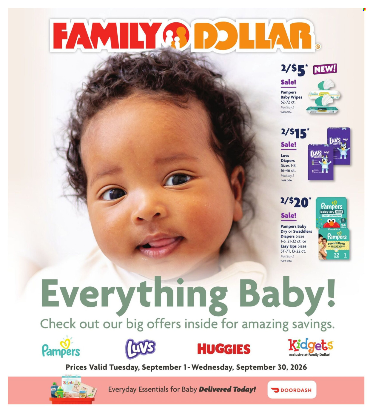 Family Dollar ad - 09/01/2026 - 09/30/2026. Page 1