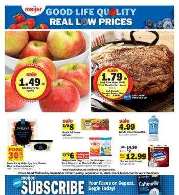 Meijer Flyer - 09/09/2026 - 09/15/2026.