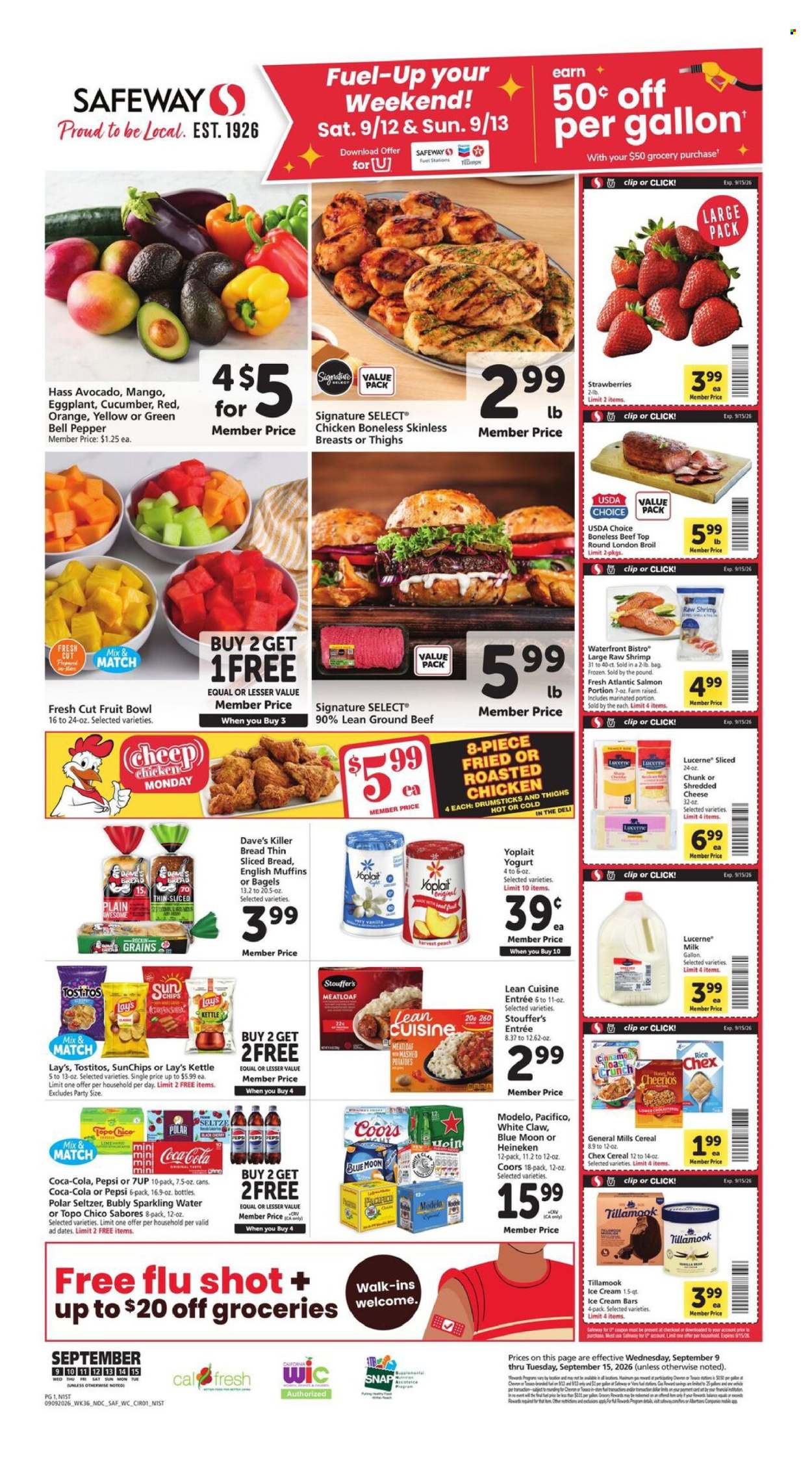Safeway ad - 09/09/2026 - 09/15/2026. Page 1