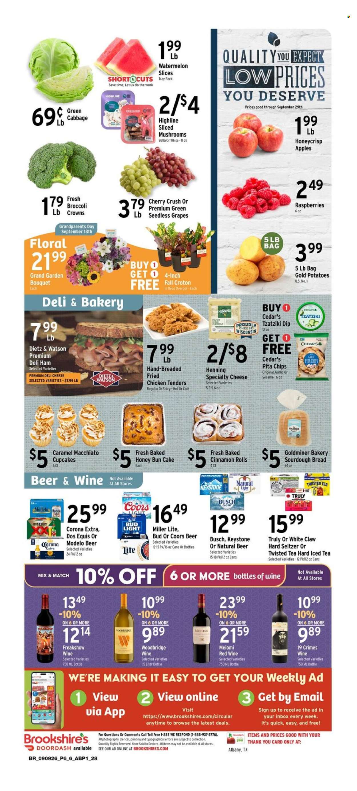 Brookshires ad - 09/09/2026 - 09/15/2026. Page 6