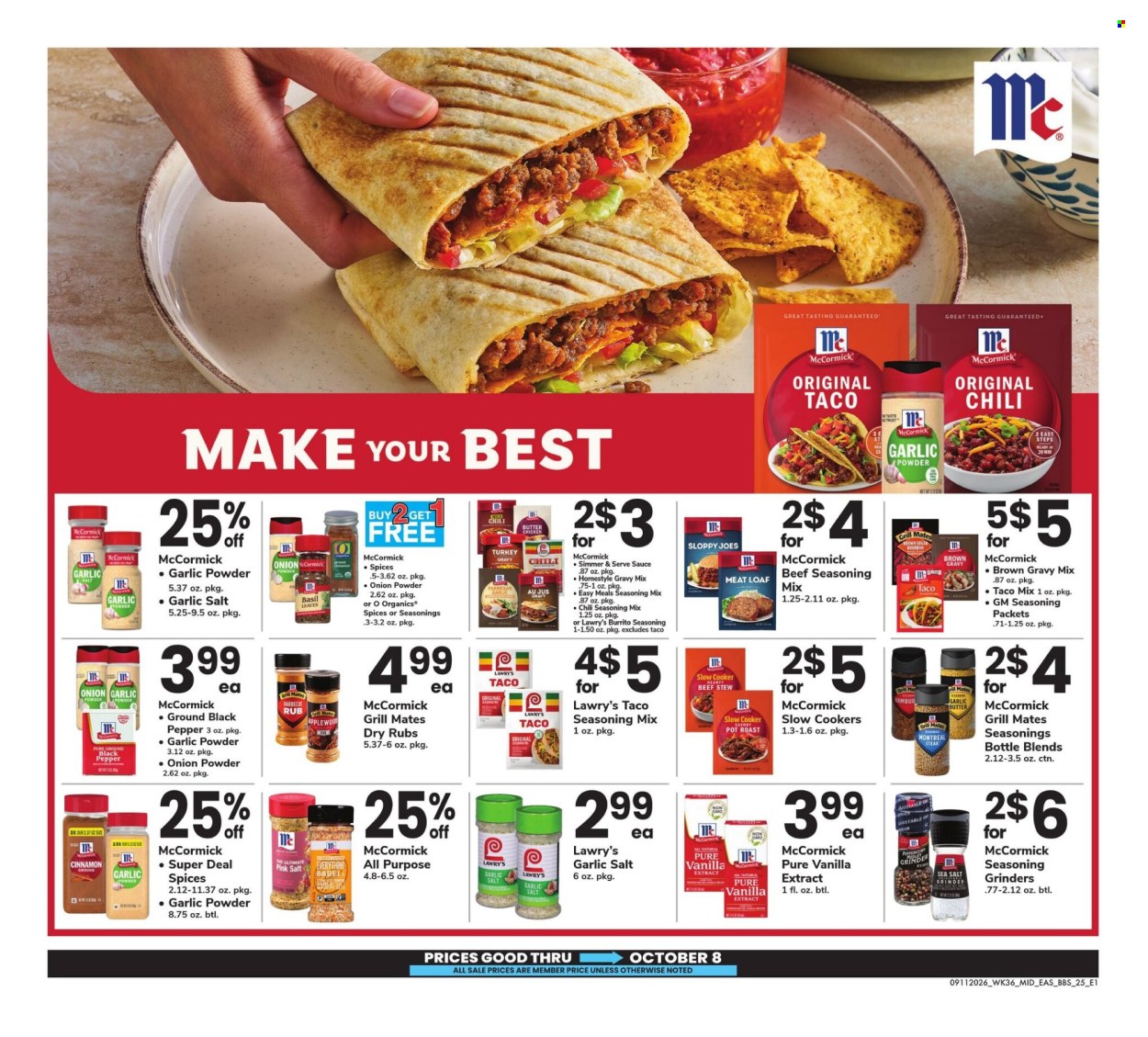 Safeway ad - 09/11/2026 - 10/08/2026. Page 25