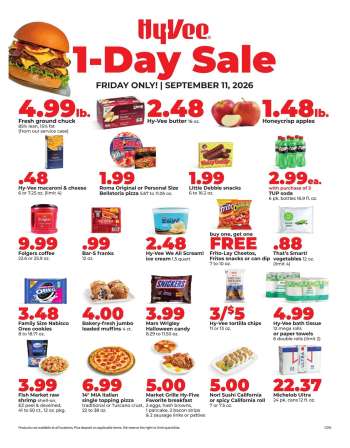 Hy-Vee Flyer - 09/11/2026 - 09/11/2026.