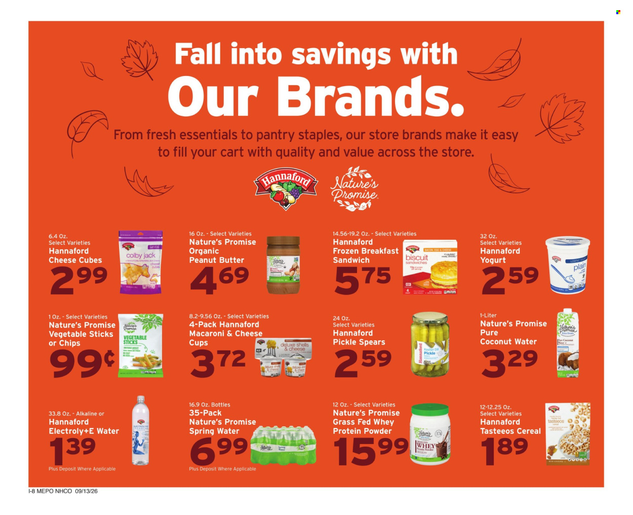 Hannaford ad - 09/13/2026 - 09/19/2026. Page 16