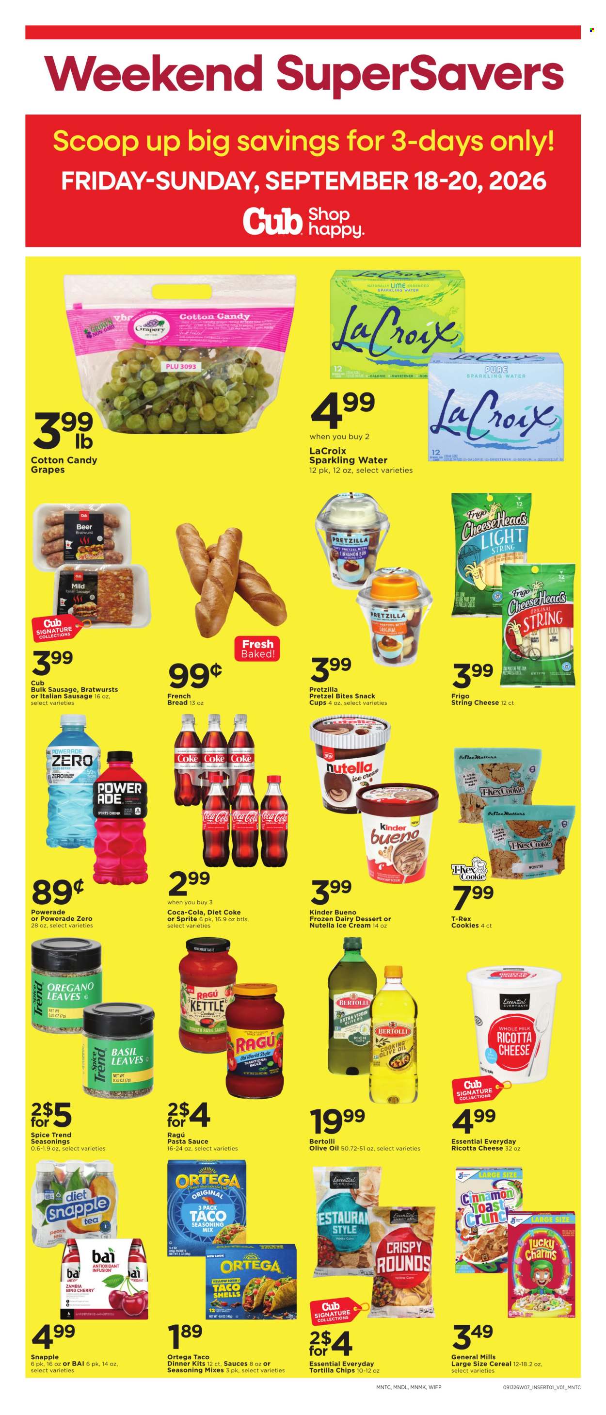 Cub Foods ad - 09/13/2026 - 09/19/2026. Page 4
