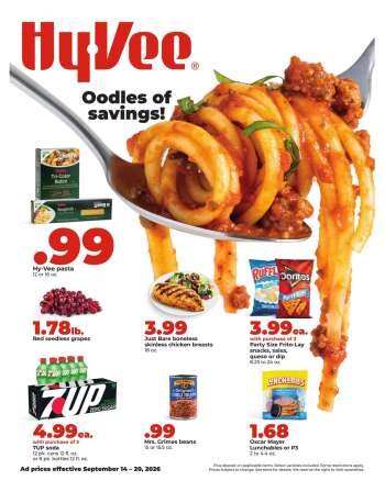 Hy-Vee Flyer - 09/14/2026 - 09/20/2026.