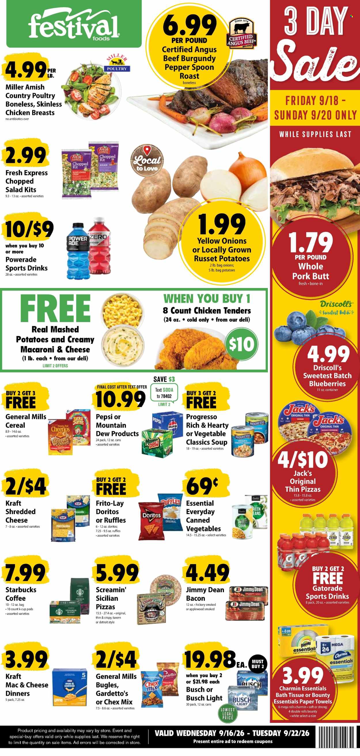 Festival Foods ad - 09/16/2026 - 09/22/2026. Page 1
