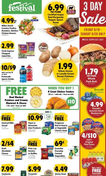 Festival Foods Flyer - 09/16/2026 - 09/22/2026.