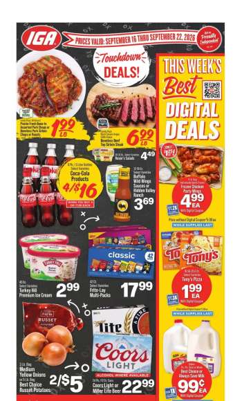 IGA Flyer - 09/16/2026 - 09/22/2026.