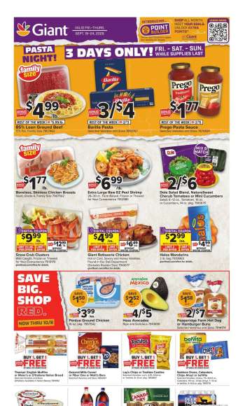 Giant Food Flyer - 09/18/2026 - 09/24/2026.